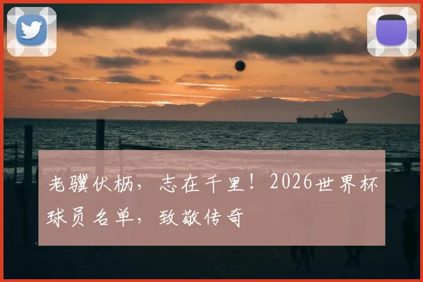 老骥伏枥，志在千里！2026世界杯球员名单，致敬传奇
